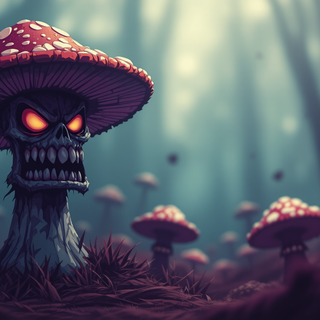 Scary Angry Mushroom