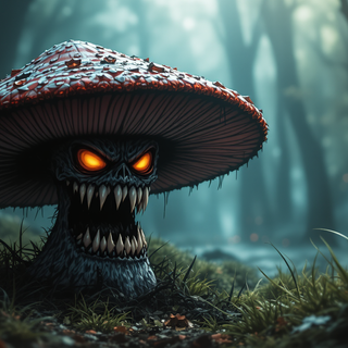 Scary Angry Mushroom