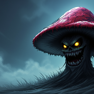 Scary Angry Mushroom