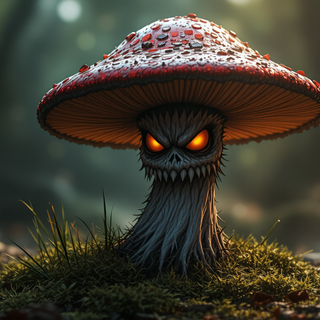 Scary Angry Mushroom