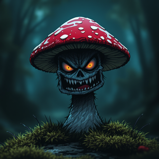 Scary Angry Mushroom