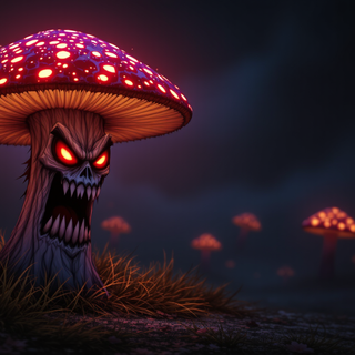 Scary Angry Mushroom