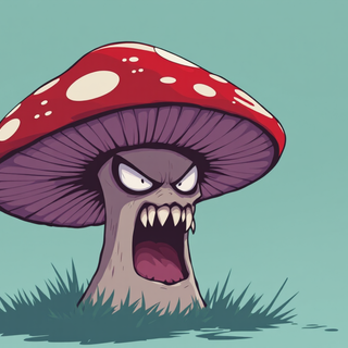 Scary Angry Mushroom