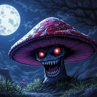 Scary Angry Mushroom