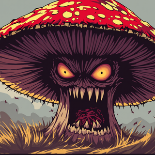 Scary Angry Mushroom