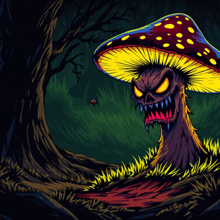 Scary Angry Mushroom
