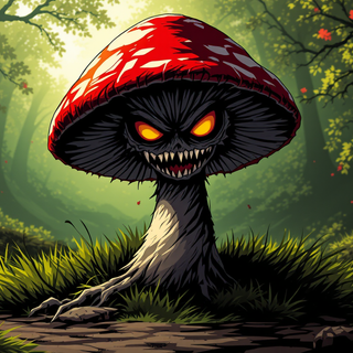 Scary Angry Mushroom