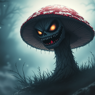 Scary Angry Mushroom