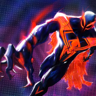 Spiderman 2099 Post Apocalyptic Artwork