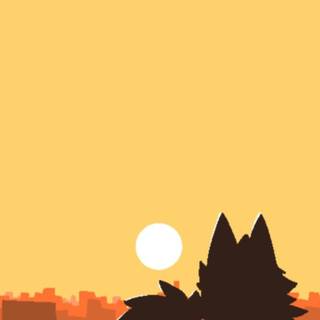 Furry Sunset Wallpaper