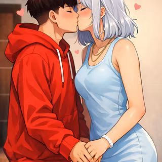 Techy And Ashley Are Kissing Love From GTA 5