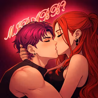 Mira And Abby Are Kissing Love From KPOP Demon Hunters