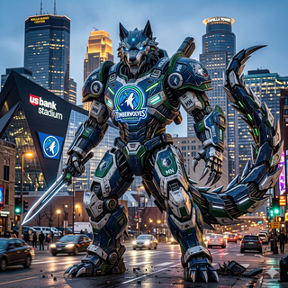 Minnesota Timberwolves Mecha Armor