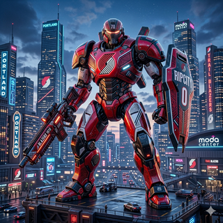 Portland Trail Blazers Mecha Armor