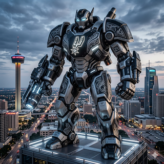 San Antonio Spurs Mecha Armor