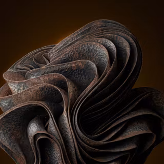 Windows bloom desktop wallpaper mod - Rusty hammered Iron