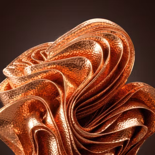Windows bloom desktop wallpaper mod - Glossy hammered copper