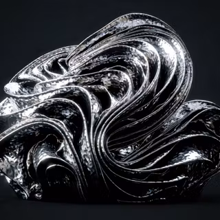 Windows bloom desktop wallpaper mod - Glossy hammered metal