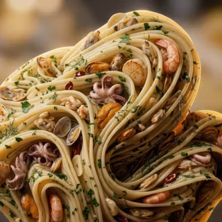 Windows bloom desktop wallpaper mod - Seafood spaghetti