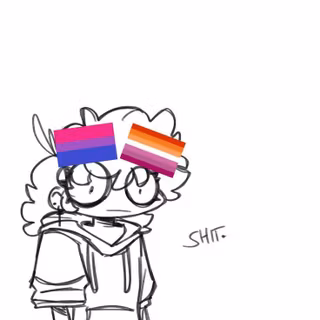 LIKE HOW DID I NOT KNOW I THOUGHT I WAS ONLY BI but little did I know I was also lesbian hehe :D 