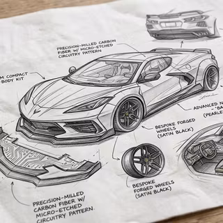 Corvette 2020 Sketch