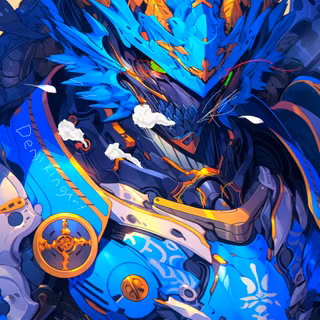 blue dragon