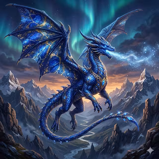 Lapis Lazuli Dragon