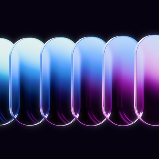 Rings purple blue dark 