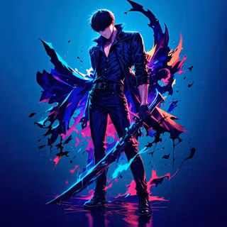  Sung Jinwoo Anime poster