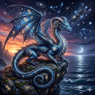 Dragon of Zodiac Capricorn ♑️