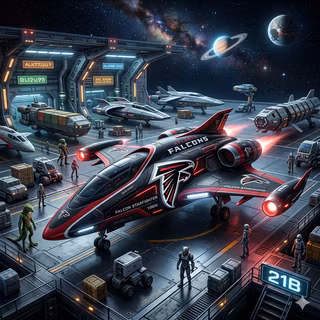Atlanta Falcons Spaceship