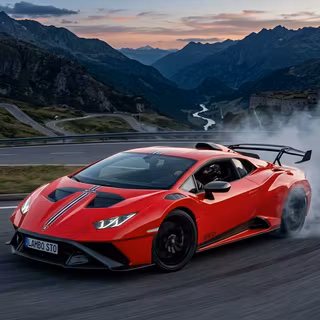 Lamborghini Huracan STO red wallpaper