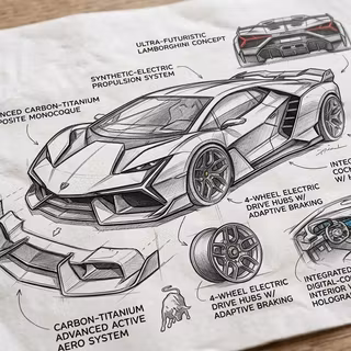 Lamborghini Sketch