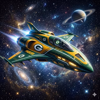 Green Bay Packers Spaceship