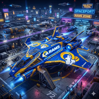 Los Angeles Rams Spaceship