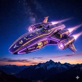 Minnesota Vikings Spaceship