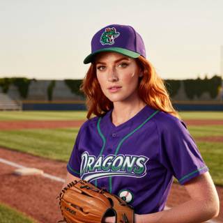 Red head baseball