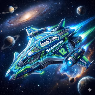 Seattle Seahawks Spaceship