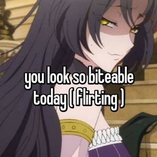 bite me pls i beg baby