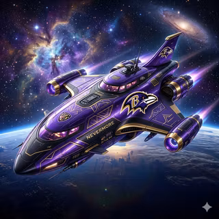 Baltimore Ravens Spaceship