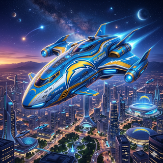 Los Angeles Chargers Spaceship