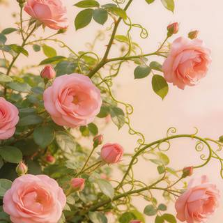 Romantic Pink Rose 4K Wallpaper