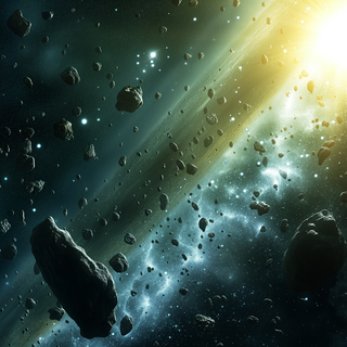 Asteroid Belt by robokoboto