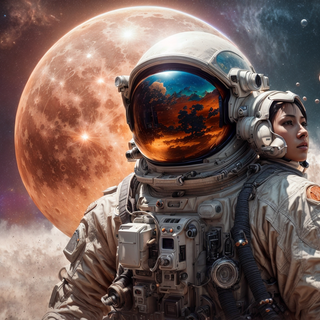 Astronaut On an Alien Planet by AnimeHead