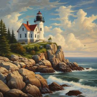 Maine Nobble Lighthouse