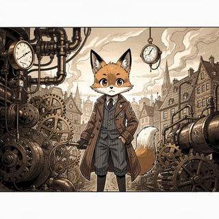 old timey fox