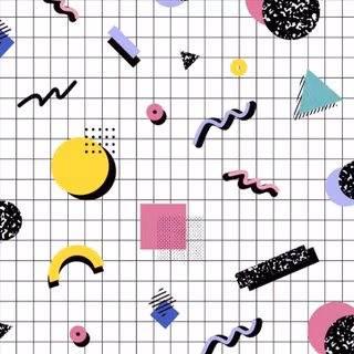 Memphis pattern composition 4