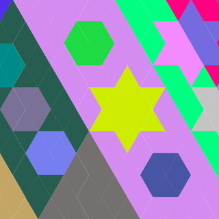 Tesselation abstract pattern wallpaper