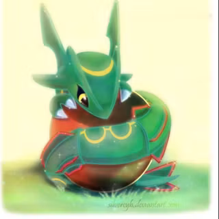 Chibi Rayquaza 