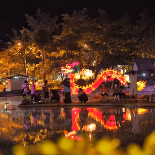 Chinese New Year Festival of Betong City in Thailand
